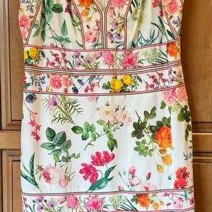 Tadashi Shoji Floral Dress like new size 16